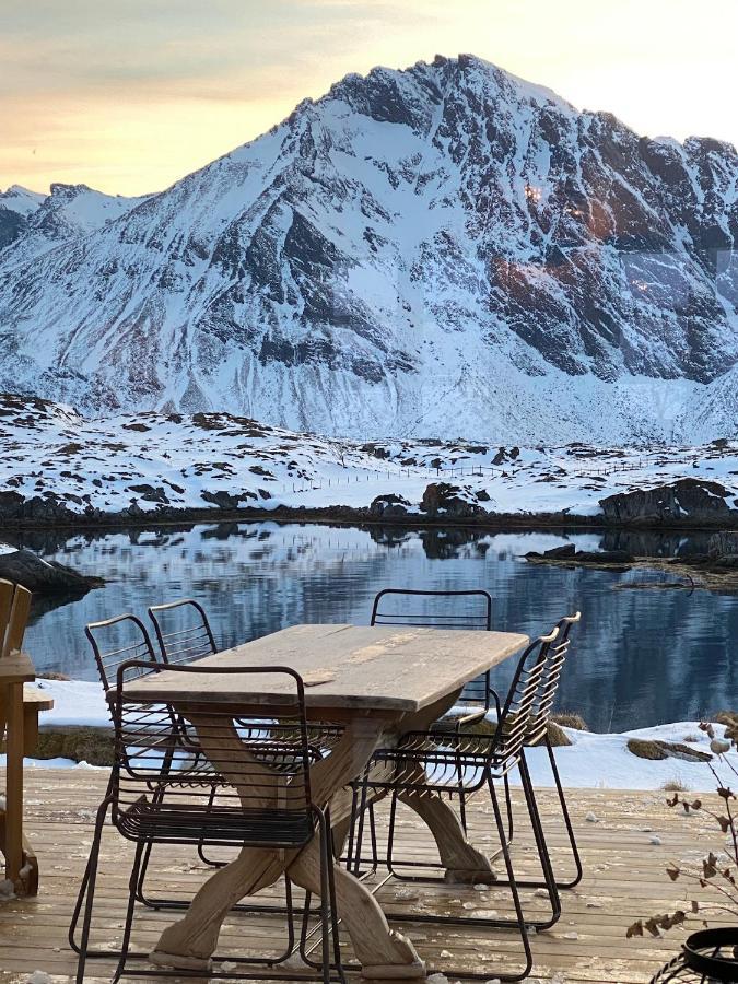 Villa Borgvag - A Unique Seafront Villa In The Heart Of Lofoten Bostad Bagian luar foto